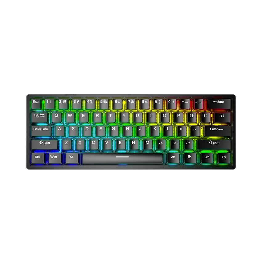 Bàn phím cơ Gaming AULA F3261 (Phiên bản Đen/Trắng) có dây