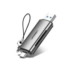 Đầu đọc thẻ nhớ SD/TF chuẩn USB Type C và USB 3.0 Ugreen 50706