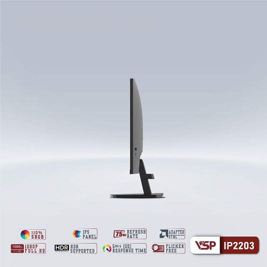 Màn hình phẳng VSP IP2203 | 21.5 inch | IPS | 75Hz