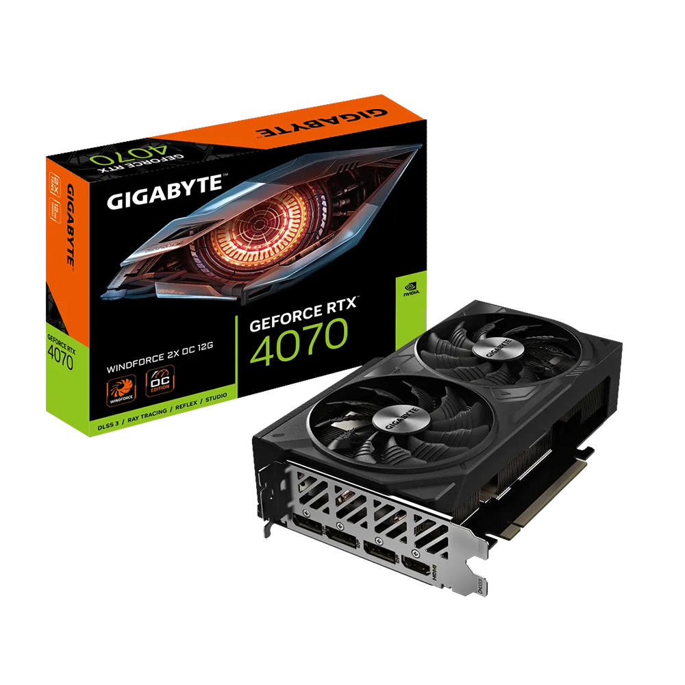 VGA Gigabyte RTX 4070 WINDFORCE 2X OC 12G