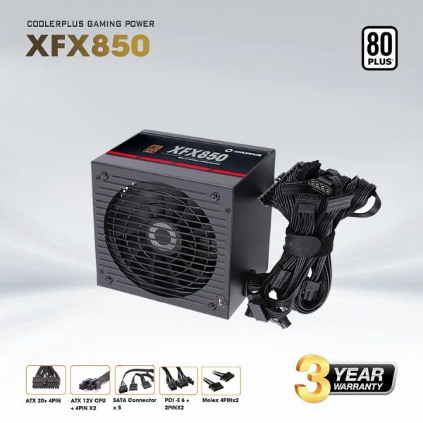 Nguồn COOLERPLUS XFX850 850W 80 PLUS BRONZE