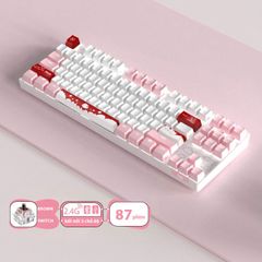 Bàn phím cơ ONIKUMA Basic Cat Candy | LED RGB | Hotswap 87 Phím (không dây)