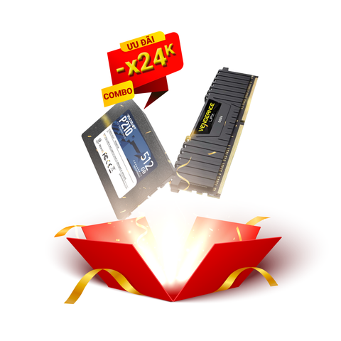 Thay Ram PC Corsair Vengeance LPX DDR4 16GB 3200Mhz + SSD Patriot P210 Sata 512GB