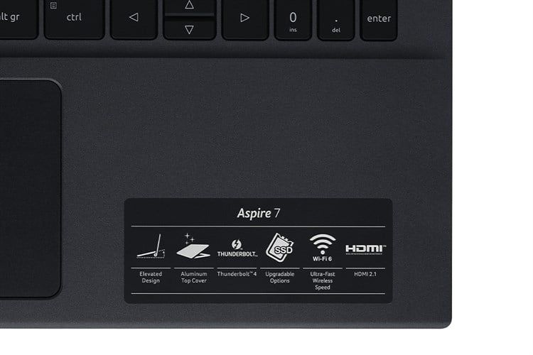 Laptop Gaming Acer Aspire 7 A715-76G-59MW | i5-12450H | Ram 8GB | SSD 512GB | VGA RTX2050 4GB | 15.6 icnh | FHD | Win11