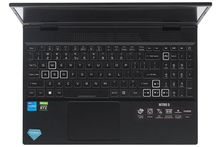 Laptop Gaming Acer Nitro 5 Tiger AN515-58-52SP |  i5-12500H | Ram 8GB | SSD 512GB | VGA RTX 3050 4GB | 15.6 inch | FHD