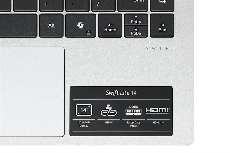 Laptop Acer Swift Lite 14 AI SFL14 51M 56HS | Ultra 5 125U | Ram 16GB | SSD 512GB | 14 inch | Win11