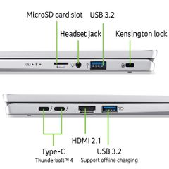 Laptop Acer  Swift Go 14 SFG14-73-71ZX | U7 155H | Ram 16GB | SSD 512GB | 14 inch | 2.8K IPS | BẠC