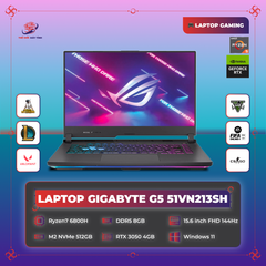 Laptop Gaming ASUS ROG Strix G15 G513RC-HN038W | Ryzen7 6800H | RTX 3050 4GB | Ram DDR5 8GB | SSD 512GB | 15.6 inch