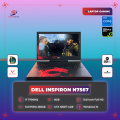 Laptop DELL Inspiron Gaming N7567 | Core i7-7700HQ | 8GB | SSD Nvme 256GB | Nvidia GeForce GTX1050Ti