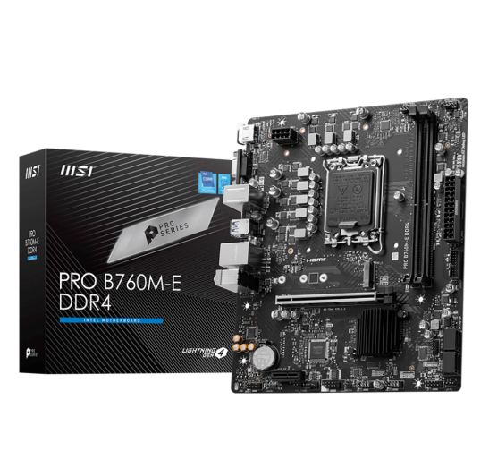 Mainboard MSI Pro B760M-E DDR4