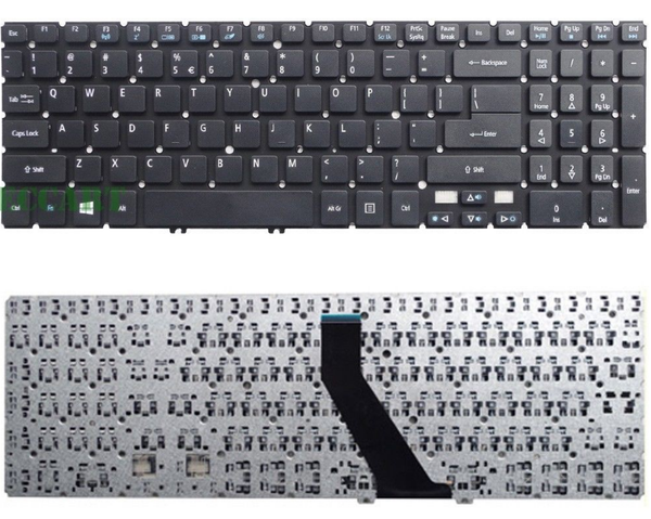 thumbnail image 2 of Acer Aspire V5-571 V5-571P Backlit UK Keyboard | NSK-R3KBW NKI171707W 2 of 6