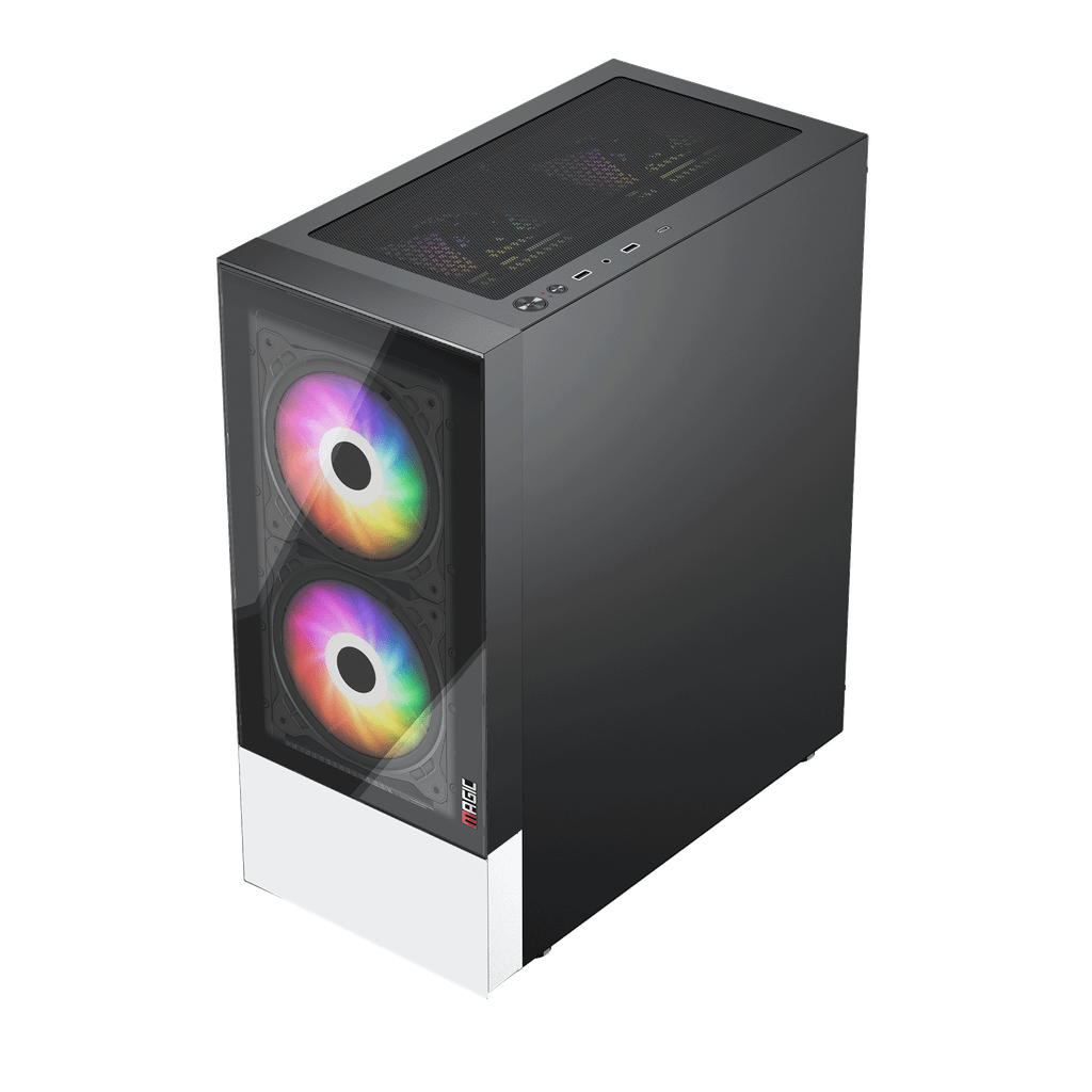 CASE MAGIC GM04 AIR GLASS 3 FAN (ATX)