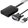 Bộ chuyển đổi VGA to HDMI + Audio 40213 chính hãng Ugreen