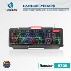 Bàn phím giả cơ BOSSTON R700 Rainbow