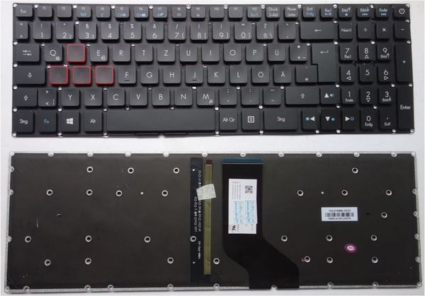 Bàn phím ACER Aspire VX 15, VX5-591, VX5-793, VN7-593, VN7-593, Nitro 5 AN515-41, AN515-42, AN515-51, AN515-52 (cáp nhỏ 28 chân) – VX5-591