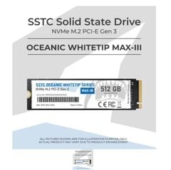 SSD SSTC Oceanic Whitetip NVMe M.2 MAX-III 512GB (Gen 3)