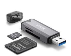 Đầu đọc thẻ nhớ đa năng SSK SCRM390 TypeC & USB 3.0