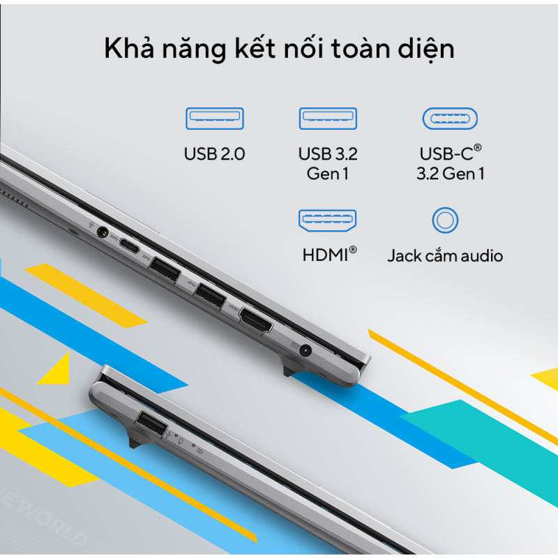 Laptop Asus Vivobook X1404ZA | i5 1235U | 16GB | 512GB | 14 inch FullHD | Bạc