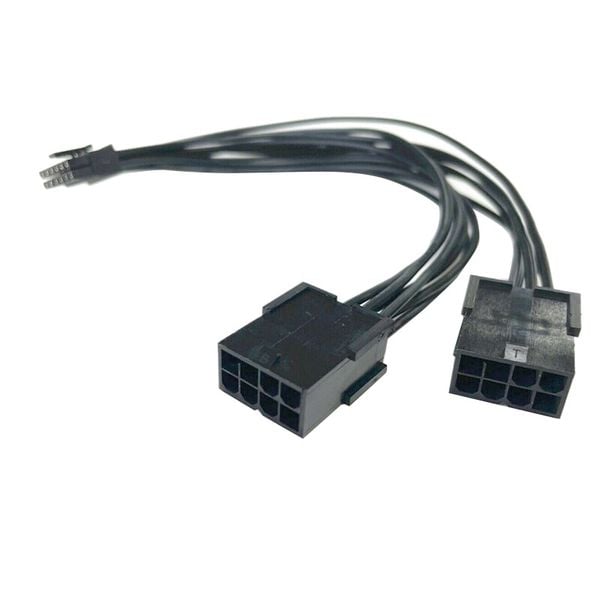 Dây cáp gắn đầu nối bọc nhựa AC Cable (Dài 19cm, điện áp 12V, đường kính <19.5mm)
