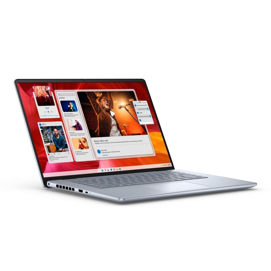 Laptop Dell Inspiron Plus 7640 | Ultra 9 185H | Ram 32GB | SSD 2TB | 16 inch FHD+ Touch | Win11 | Silver | Vỏ nhôm