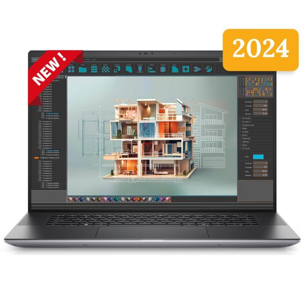Laptop DELL Precision 5690 2024 | Ultra 7 - 165H | Ram 32GB DDR5 | SSD 1TB | RTX 2000 Ada | 16 inch UHD+ Cảm ứng