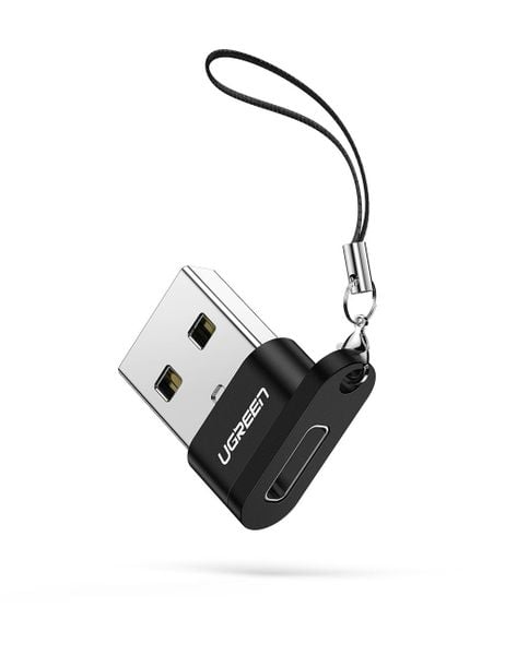 Đầu chuyển đổi USB Type-A sang Type-C hỗ trợ sạc nhanh 18w, dữ liệu Ugreen 50568