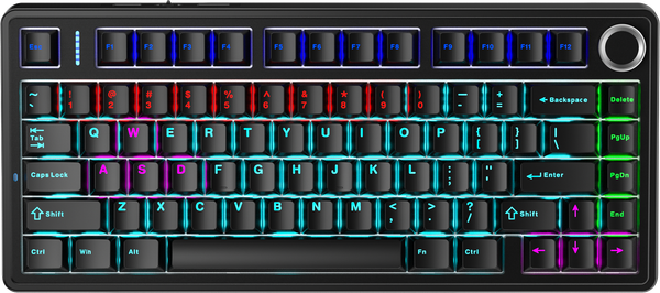 Bàn phím cơ Gaming có dây AULA F75