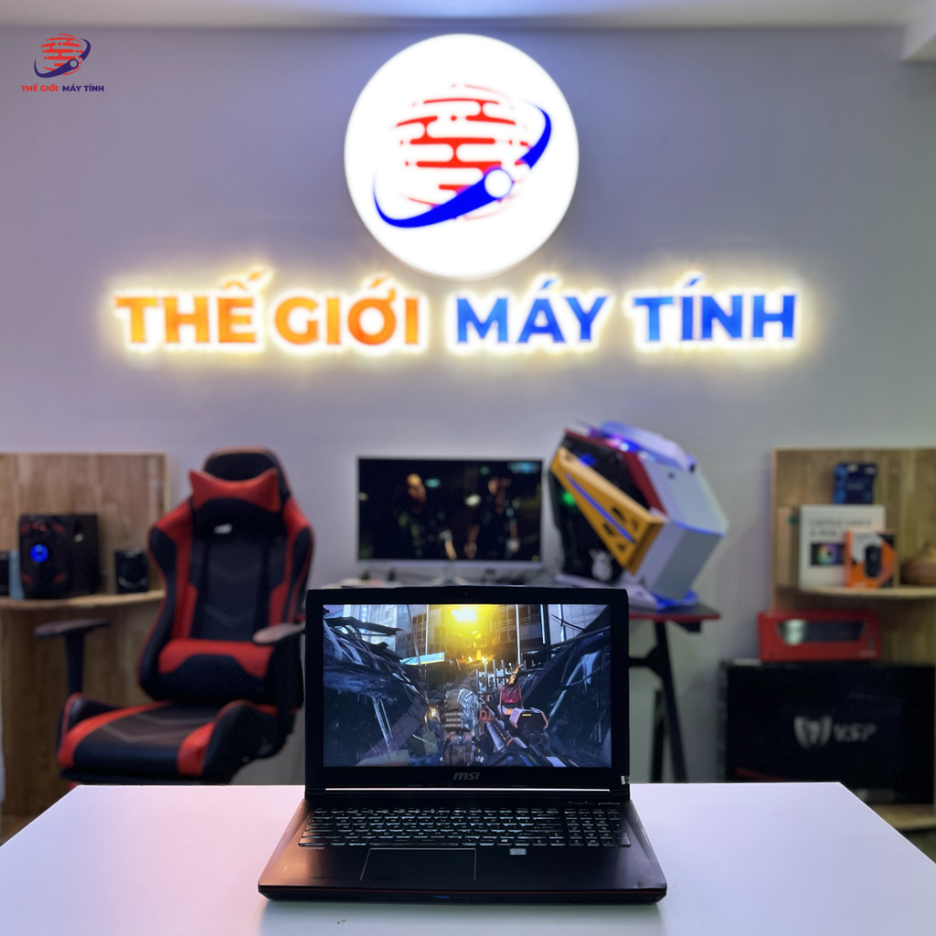 Laptop MSI Gaming GP 62 7RD | i7 7700HQ | DDR4 16GB 3200MHZ | SSD 240GB | GTX 1050 2GB | 15.6inch FHD