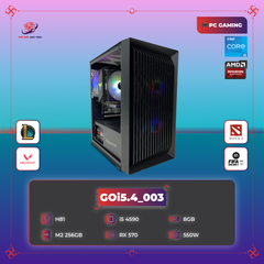 PC GAMING GOi5.4_003 | H81 | Core i5 4590 | DDR3 8GB |  SSD M2 NVMe 256GB | RX 570 | 550W