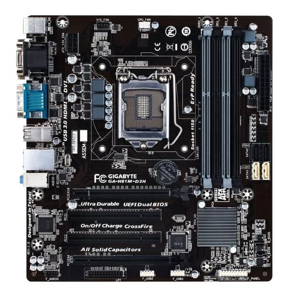 Mainboard Gigabyte H81M-D3H