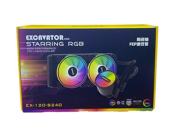 Tản nhiệt nước AIO EXCAVATOR Staring RGB EX-120-s240