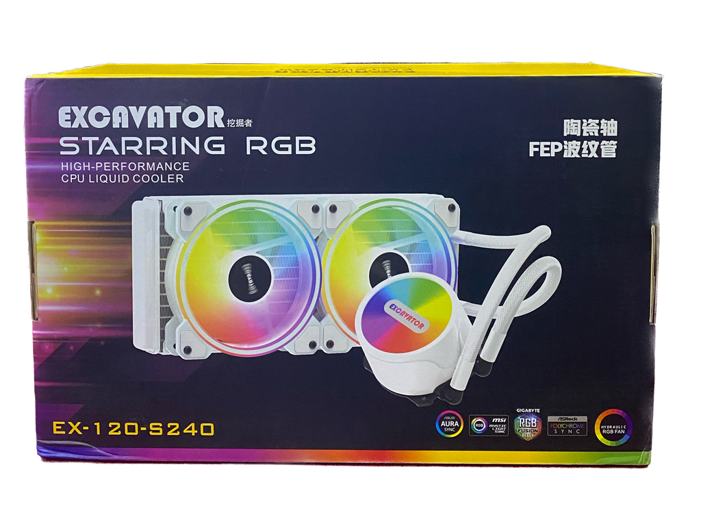 Tản nhiệt nước AIO EXCAVATOR Staring RGB EX-120-s240