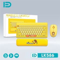 COMBO PHÍM + CHUỘT + LÓT CHUỘT + TAY ĐỆM LK586