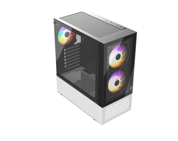 CASE MAGIC GM04 AIR GLASS 3 FAN (ATX)