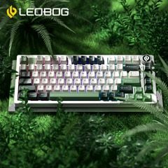 Bàn phím gaming có dây LEOBOG Hi75 (Phiên bản Xanh lá đậm + trắng + xanh lá)