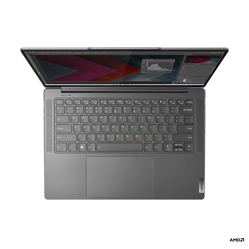 Laptop Lenovo Slim 7 ProX (14ARH7) | R9 6900HS | RAM 32GB | 1TB SSD | 14.5inch 3K Cảm ứng | RTX™ 3050 4GB | Xám | Vỏ nhôm | NK