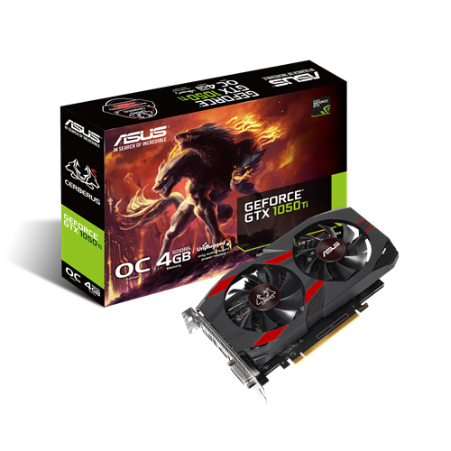 VGA ASUS CERBERUS GTX 1050 Ti 4GB DDR5