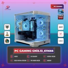 PC GAMING GNi5.13_611666 |  i5 13400F | RAM 16GB | SSD 512GB | RX 6600 6GB | PSU 650W | X7