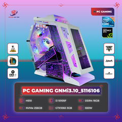 PC GAMING GNMi3.10_5116106 | H510 | i3 10105F | DDR4 16GB | SSD 256GB | GTX 1060 3GB | 550W