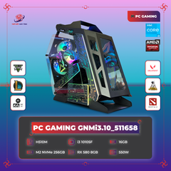 PC GAMING GNMi3.10_511658 | MSI H510M-B Pro | Core™ i3 10105F | DDR4 16GB | SSD M2 NVMe 256GB | VGA RX580 | 550W