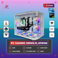 PC GAMING GNMi3.12_6116166 | i3 12100F | VGA 1660Ti 6GB | RAM 16GB | SSD 256GB | PSU 550W | Cubi M