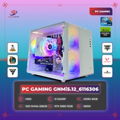 PC GAMING GNMi5.12_6116306 | i5 12400F | RAM 16GB | SSD 256GB | RTX 3060 12GB | PSU 650W | V300