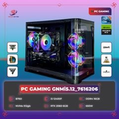PC GAMING GNMi5.12_7616206 | i5 12400F | VGA 2060 6GB | RAM 16GB | SSD 512GB | PSU 650W