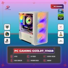 PC GAMING GOi5.07_111658 | H110 | Core i5 7500 | DDR4 16GB | SSD 256GB | RX580 8G | 550W