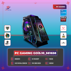 PC GAMING GOi5.10_561658 | B560 | Core i5 10400F | DDR4 16GB 3200MHz | SSD M2 NVMe 256GB | RX580 8G | 550W