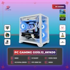 PC GAMING GOi5.12_661630 | B660 | Core i5 12400F | DDR4 16GB 3200MHz | SSD M2 NVMe 256GB | RTX 3060 12G |650W