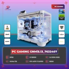 PC GAMING GNMi5.13_7632407 | Core i5 13600K | RAM 32GB | SSD M2 NVMe 1TB | RTX 4070 Ti Super 16G | PSU 850W