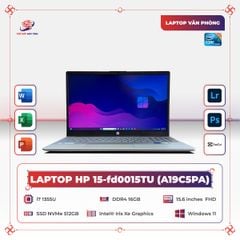 Laptop HP 15-fd0015TU (A19C5PA) | Core i7 1355U | 16GB | SSD 512GB | 15.6 inch FHD