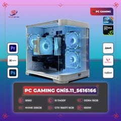PC GAMING GNMi5.11_5616166 | i5 11400F | GTX 1660 Ti 6GB | Ram 16GB | SSD NVMe 256GB | 550W | VSP X7
