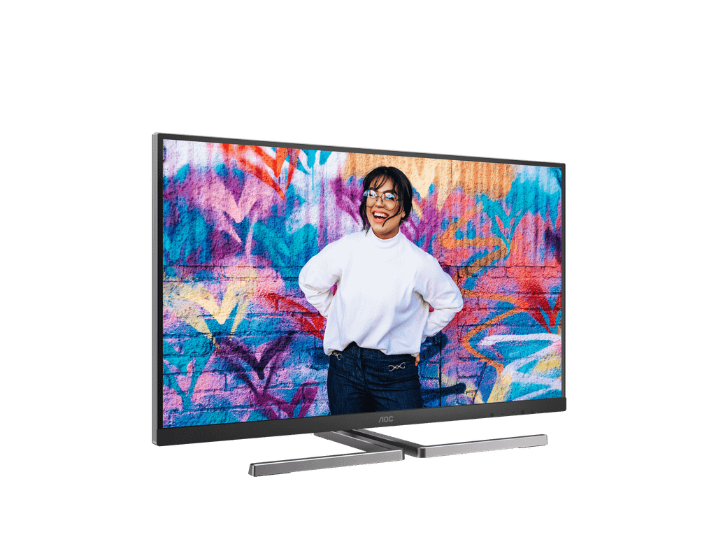 Màn hình phẳng AOC Q27U3CV/74 | 27inchs | 75Hz | IPS | QHD | Quantum Dot Tech | Calman Ready | HDR 400 | USB C | 4ms